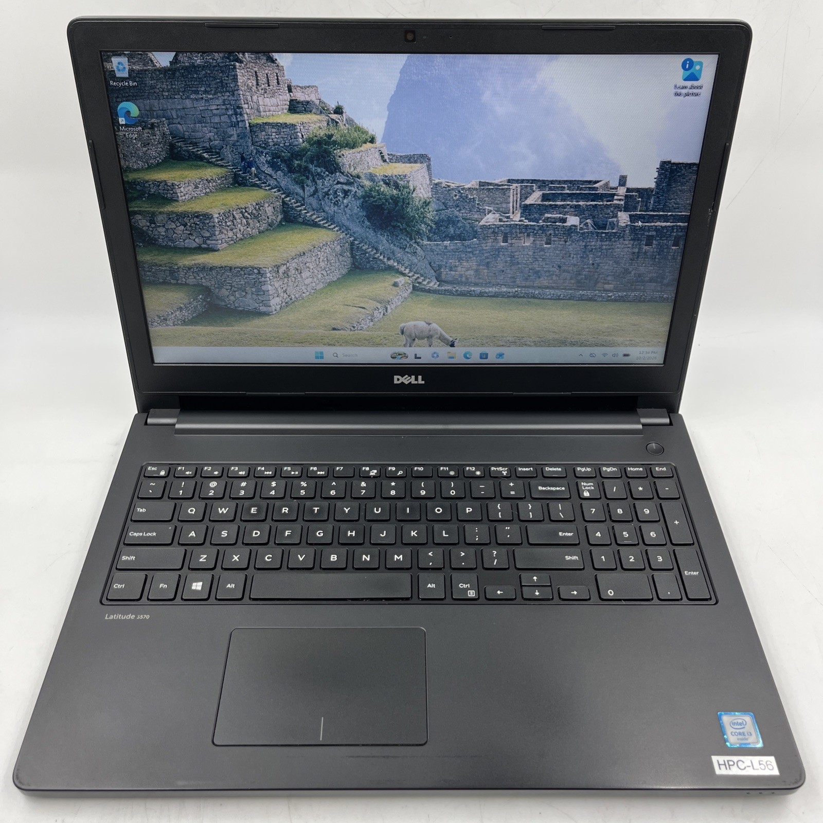 Dell Latitude 3570 i3-6100U 2.3GHz 8GB 240GB SSD W11P Excellent Battery