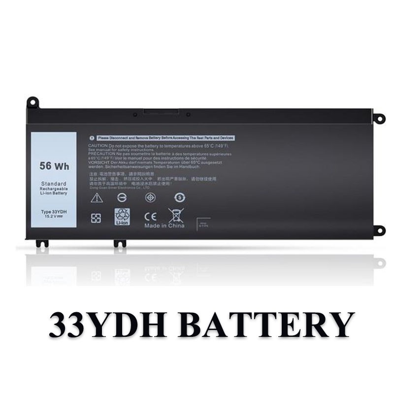 56Wh 33YDH Laptop Battery for Dell Inspiron 17 7000 7773 7778 7779 7786 G5 15