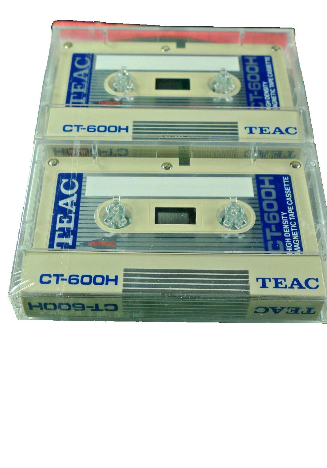 2 TEAC CT-600H Magnetic Cassette Tape 60MB High Density Data SEALED NEW 4 MT 2ST