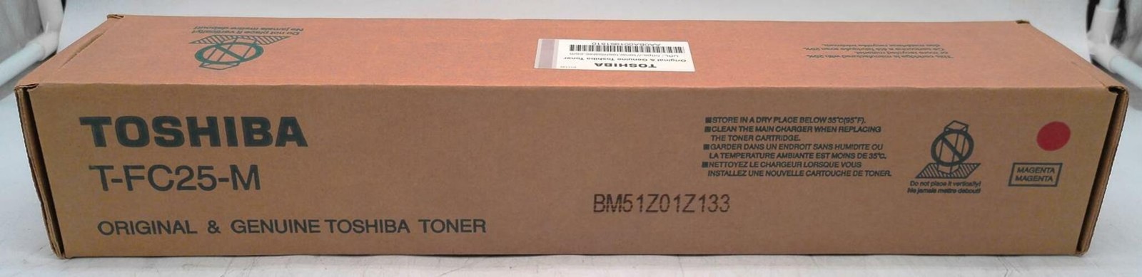 NEW GENUINE TOSHIBA T-FC25-M MAGENTA TONER CARTRIDGE