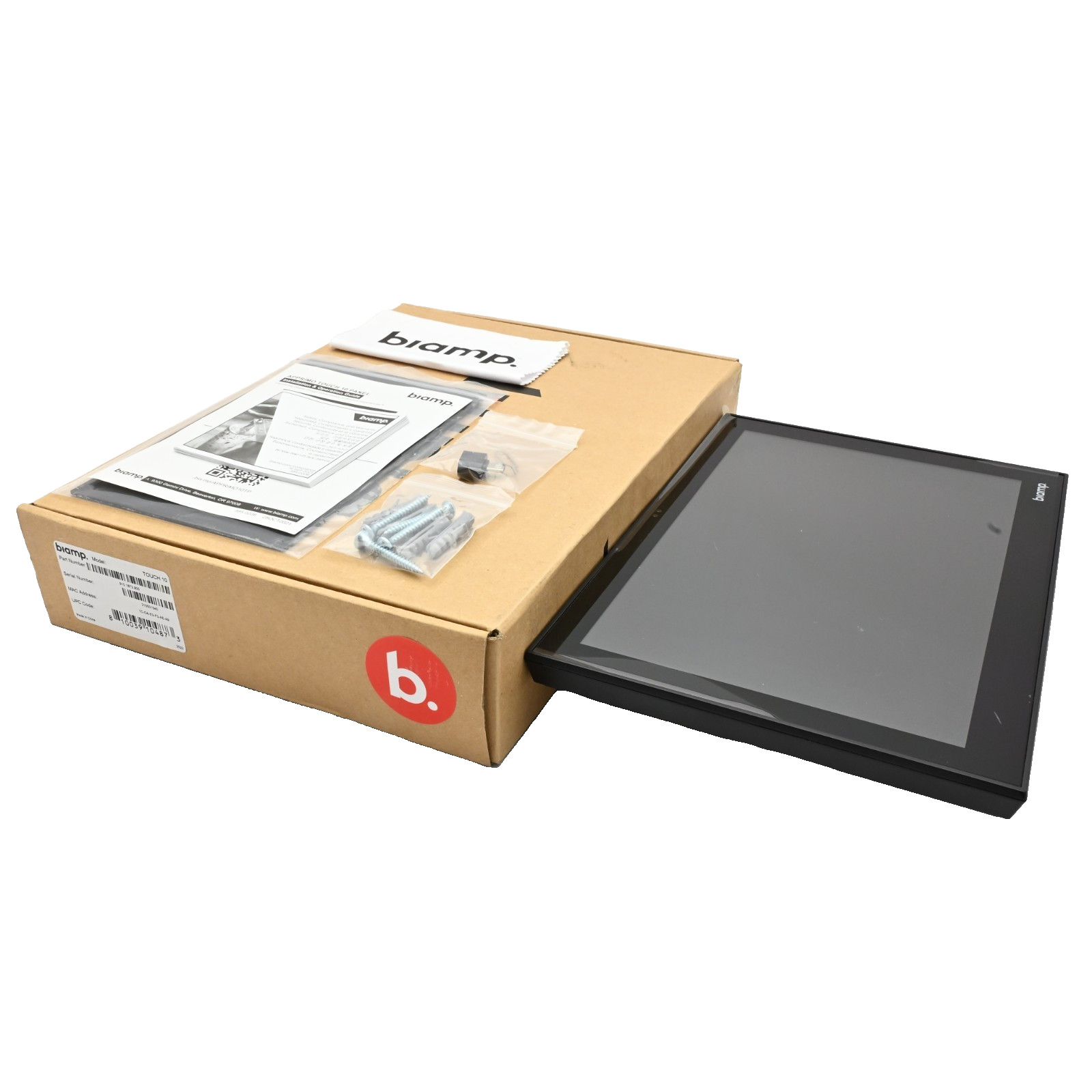 Biamp Touch 10 Black Touch-Screen Control Panel 910.1873.900