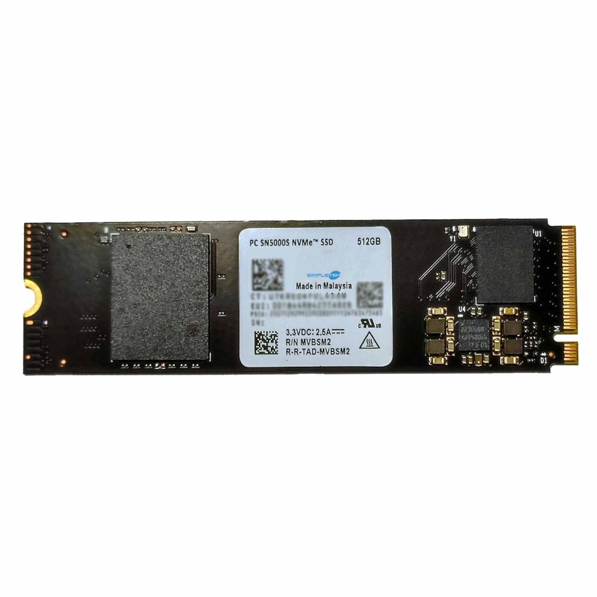 Wd Sn5000s 512gb Ssd M.2 Nvme Pcie 4.0 2280 Solid State Drive Notebook Pc Qlc_