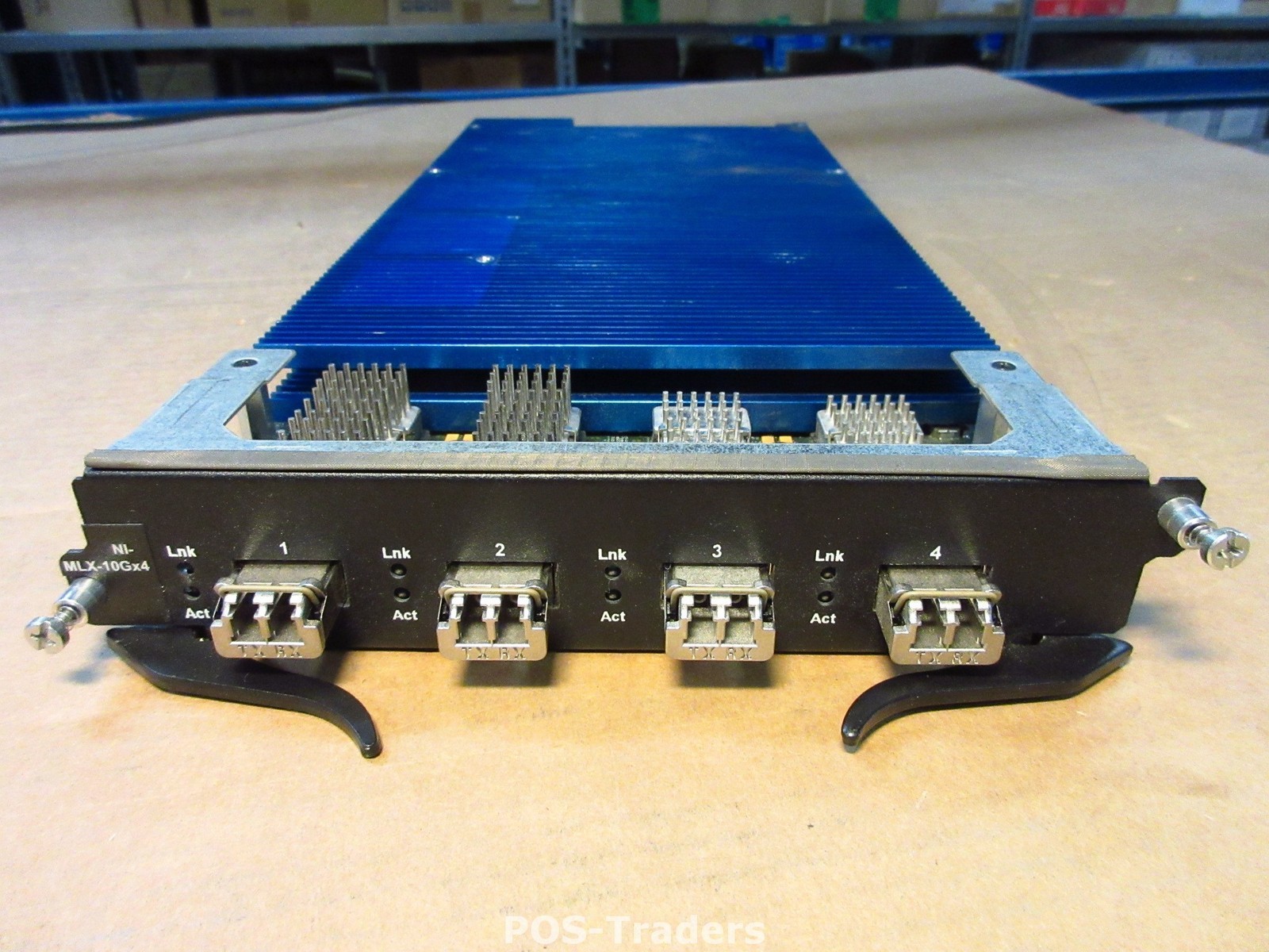 Foundry NI-MLX-10GX4 NetIron MLX Series 4-port 10GbE module FROM: NETIRON MLX16