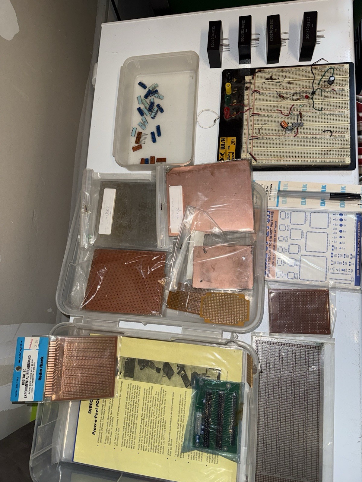 Lot Of Vintage Electronic Hobbyist Components