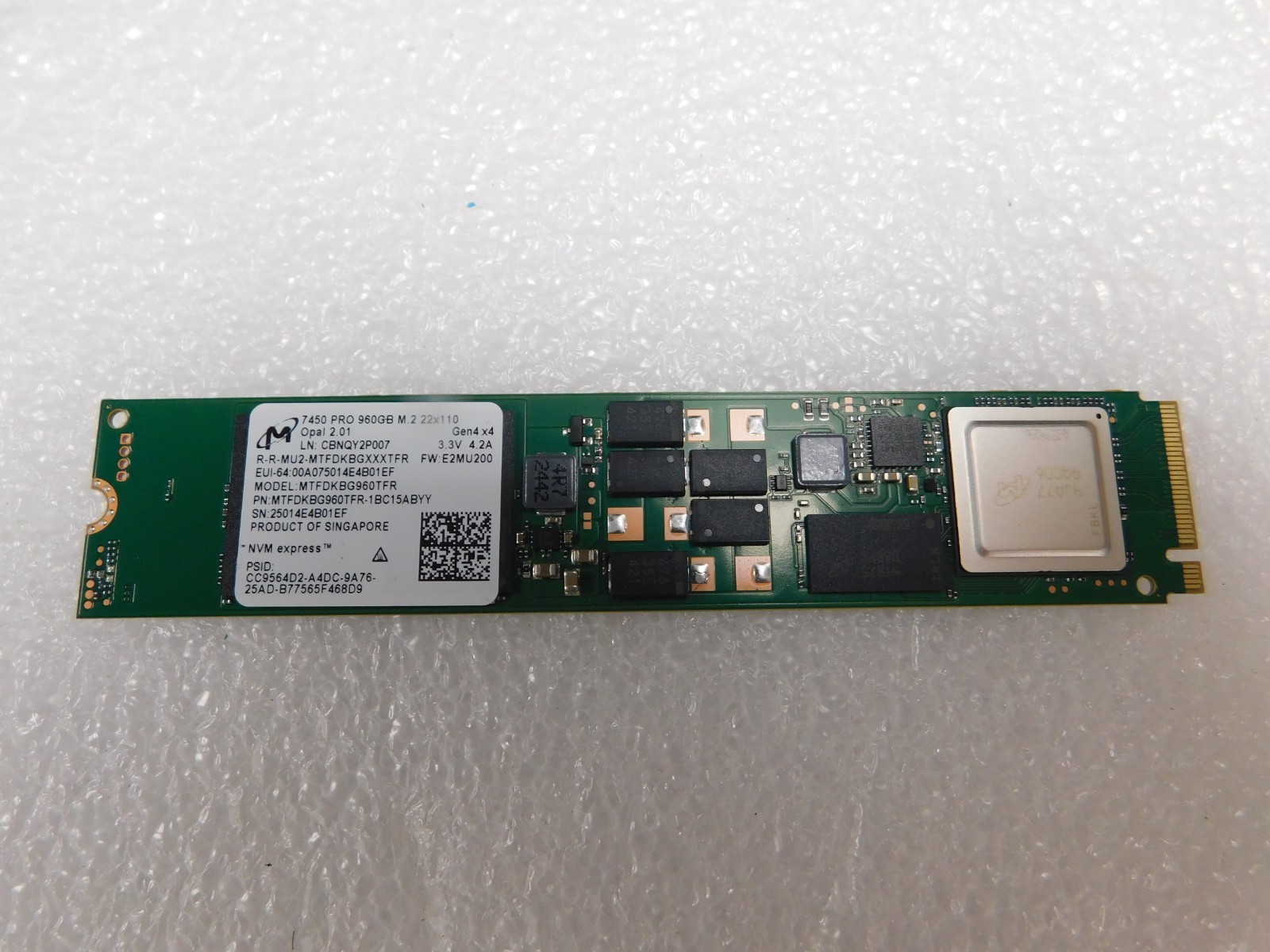 Micron 7450 PRO 960G V M.2 22*110 NVMe MTFDKBG960TFR-1BC15ABYY