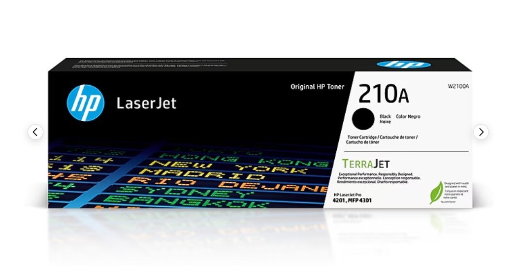 HP 210A Black Original LaserJet Toner Cartridge W2100A - New / Sealed