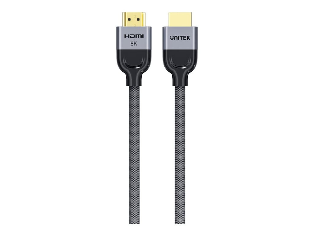 Unitek International 8K LUX HDMI 2.1 Braided Cable Cavo C11093RGY01-5M