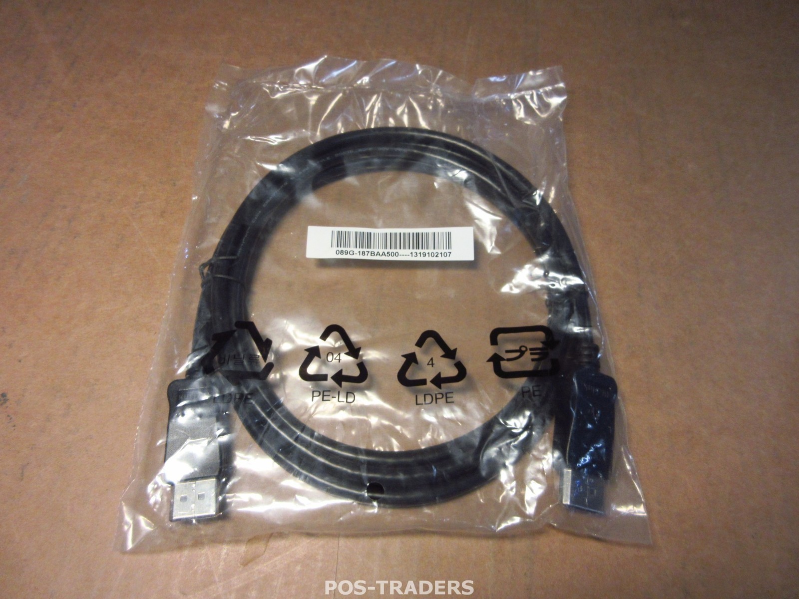 BizLink Display Port Video Cable 089G-187BAA500 Male to Male 1.8M 6FT NEW NEW