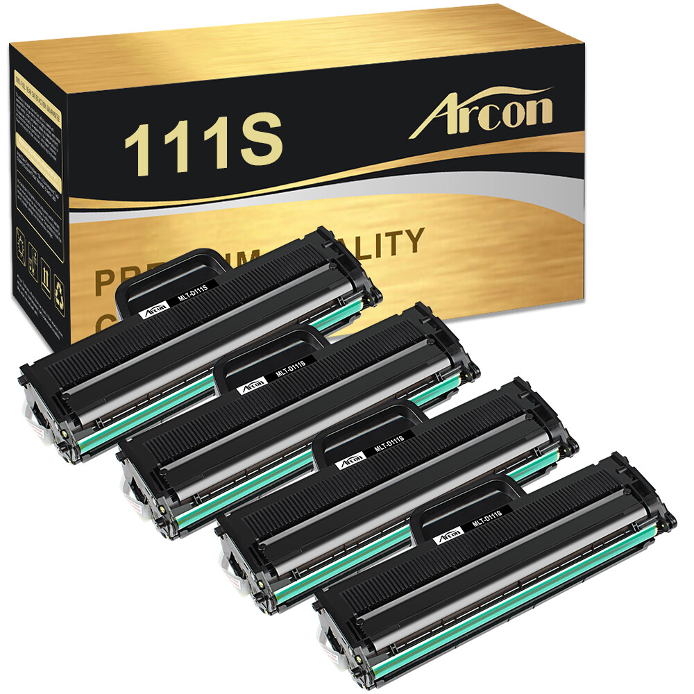 4-Pack 4Pk MLT-D111S 111s Toner Cartridge For Samsung Xpress M2020W M2070FW