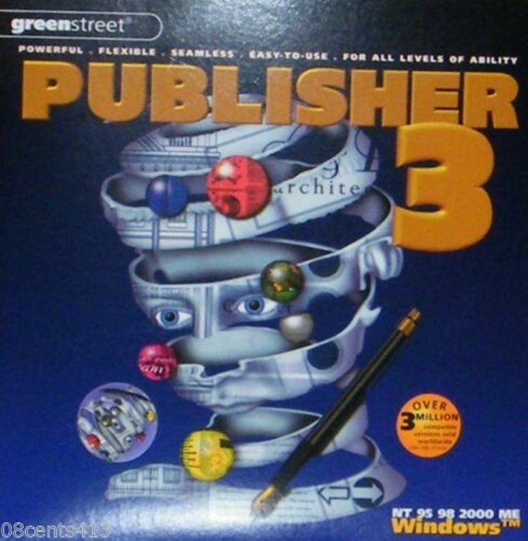 GreenStreet Publisher 3 (Windows CD-ROM) Schools, Business, Clubs Web Design +