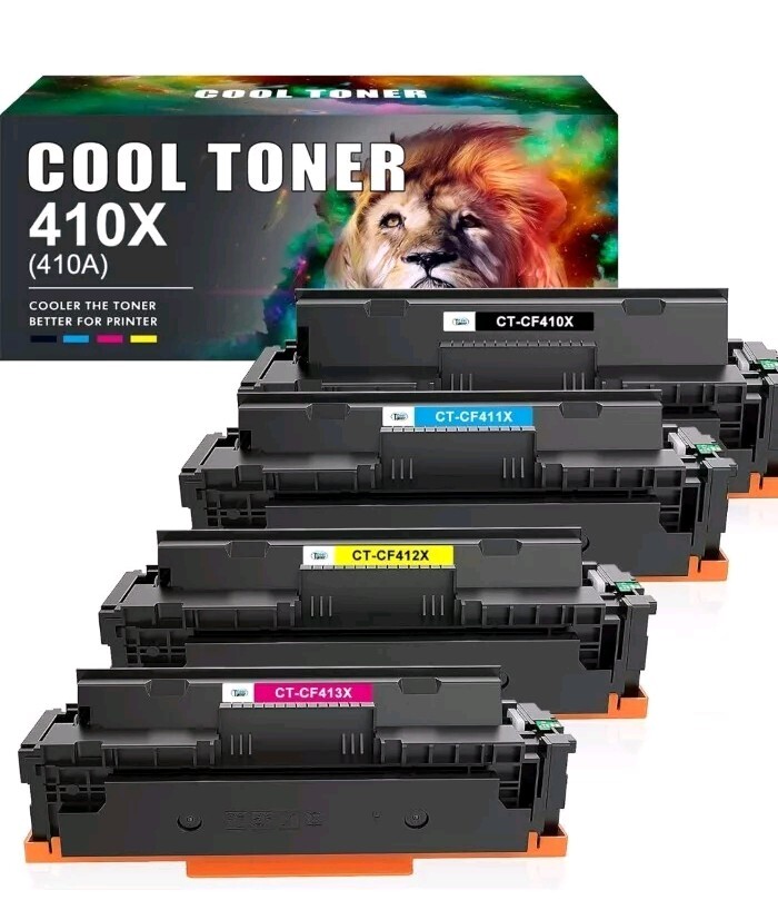5 PK CF410A Toner Cartridge For HP 410A 477A LaserJet Pro M452dw M477fnw m477fdw