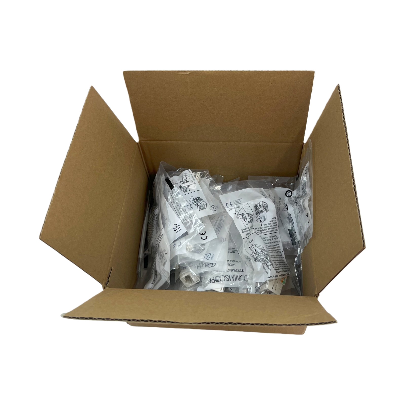 25PCS CommScope Category 6 Gigabit Network Jack Module RJ45CAT6 MGS400-26 US