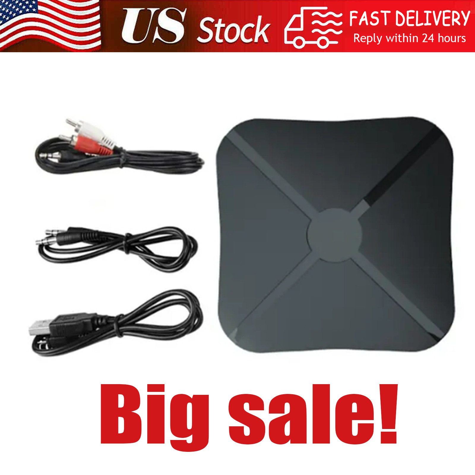 2in1 Bluetooth Transmitter Receiver Wireless Adapter TV Home Stereo A2DP Audio