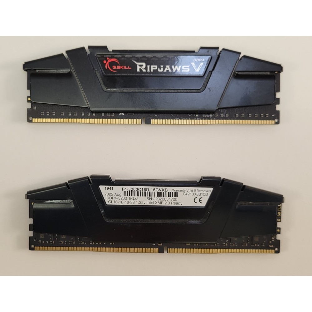 G.SKILL Ripjaws V 16GB (2x8GB) 3200MHz DDR4 Ram - Tested