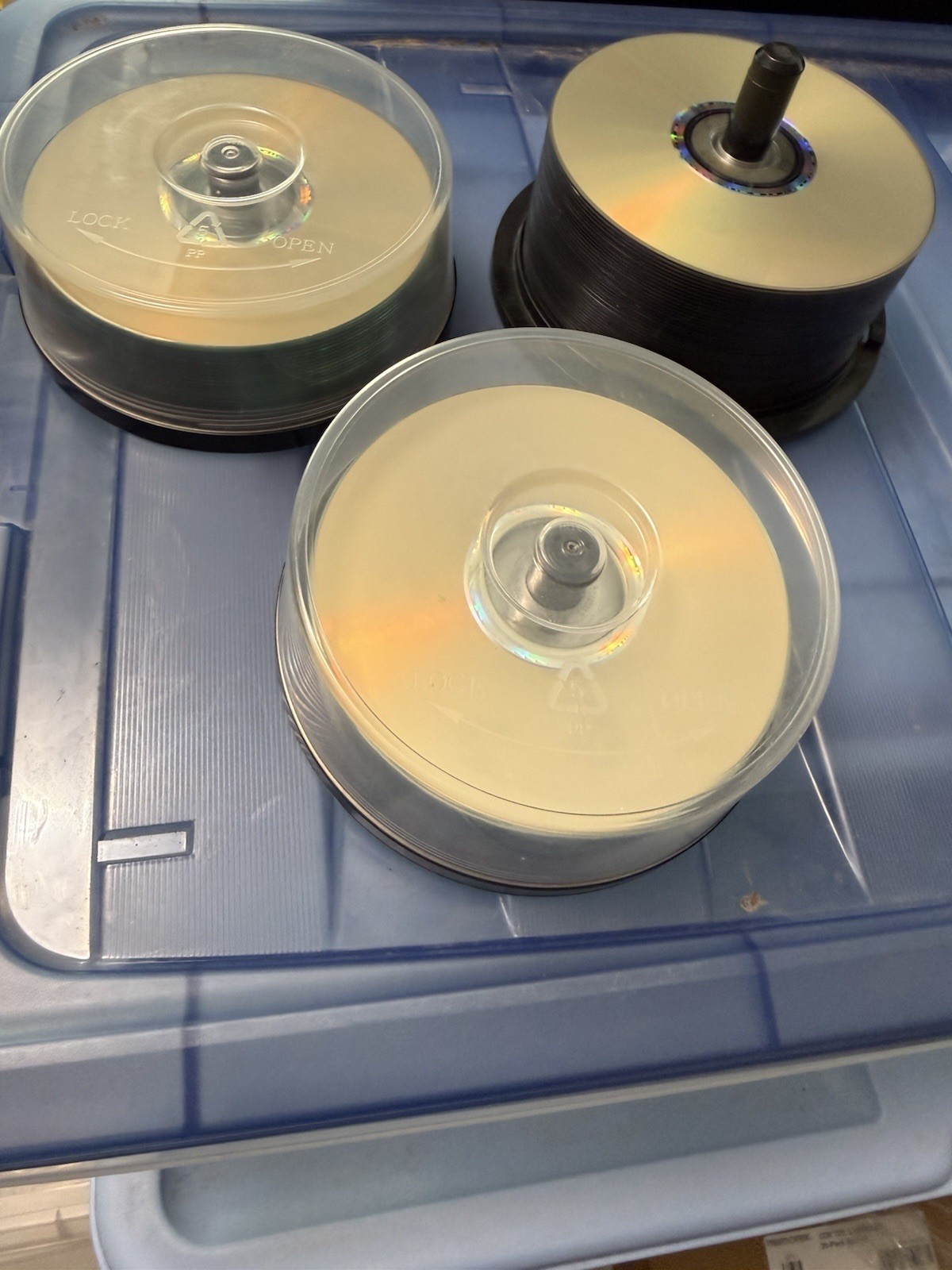 Light Scribe Disc Open Lot  As Is Memorex And HP