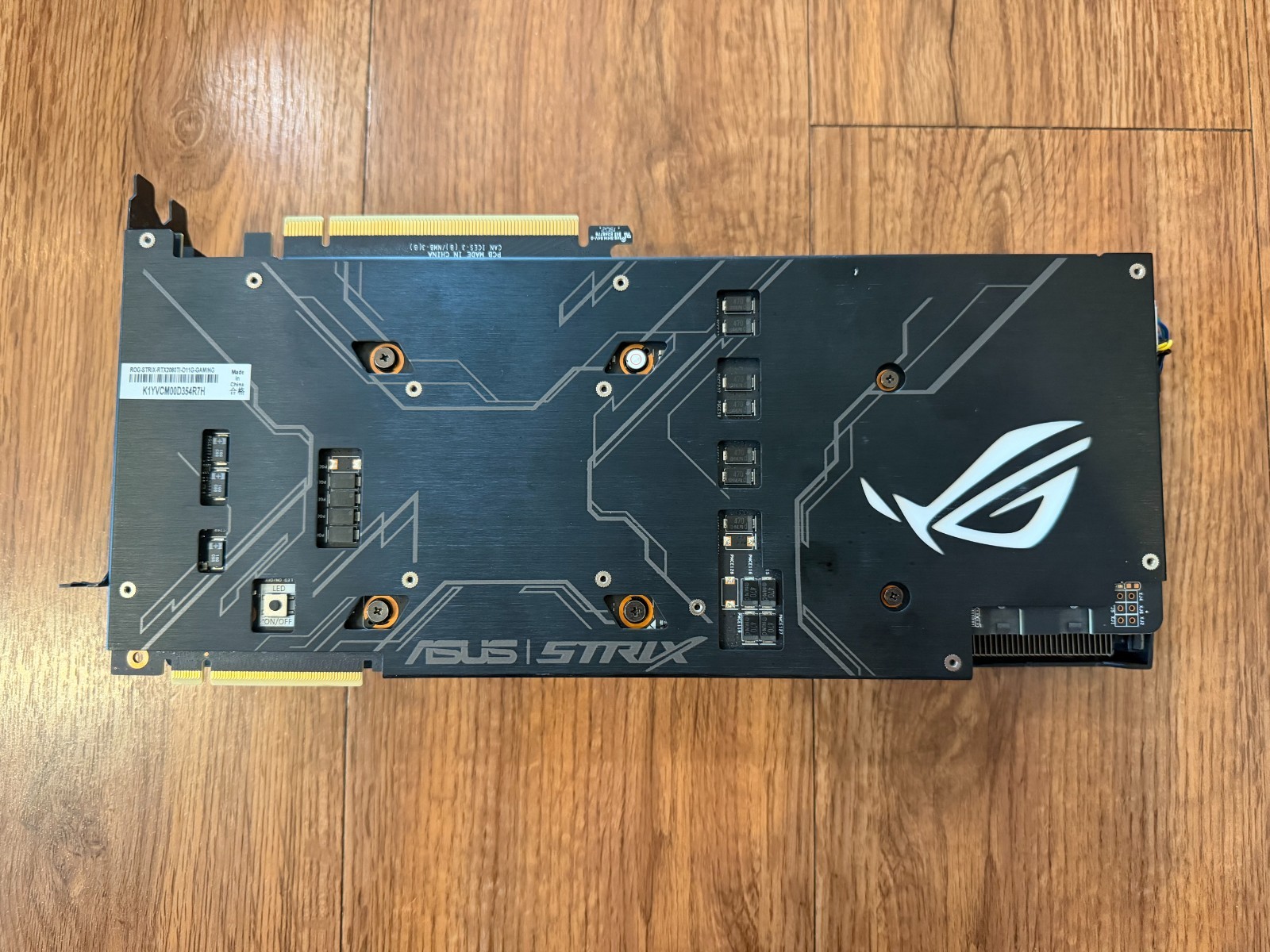 ASUS ROG Strix NVIDIA GeForce RTX 2080 TI OC 11GB GDDR6 Graphics Card