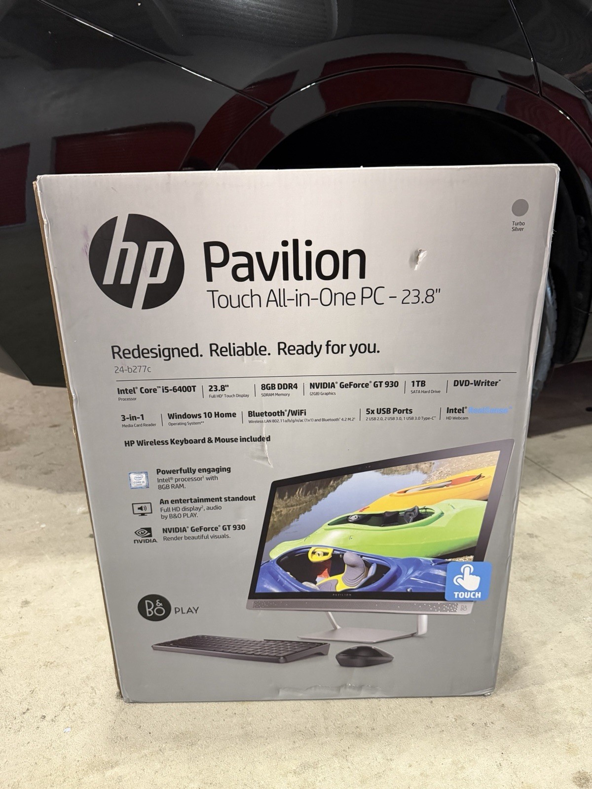 HP Pavilion Touch All-in-One PC 24 - b277c (i5-6400T, 8GB DDR4, 1TB, NVIDIA) NEW