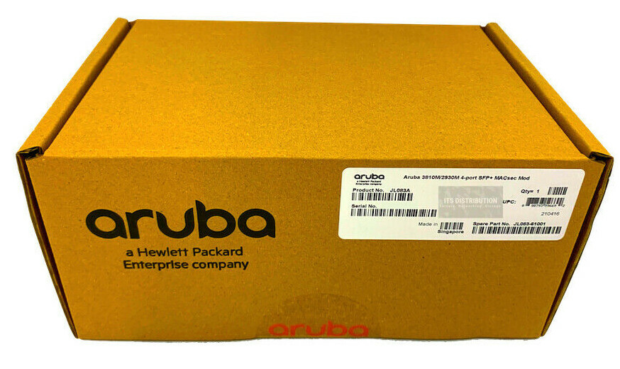 JL083A I Brand New Retail HPE Aruba 3810M 4SFP+ Module