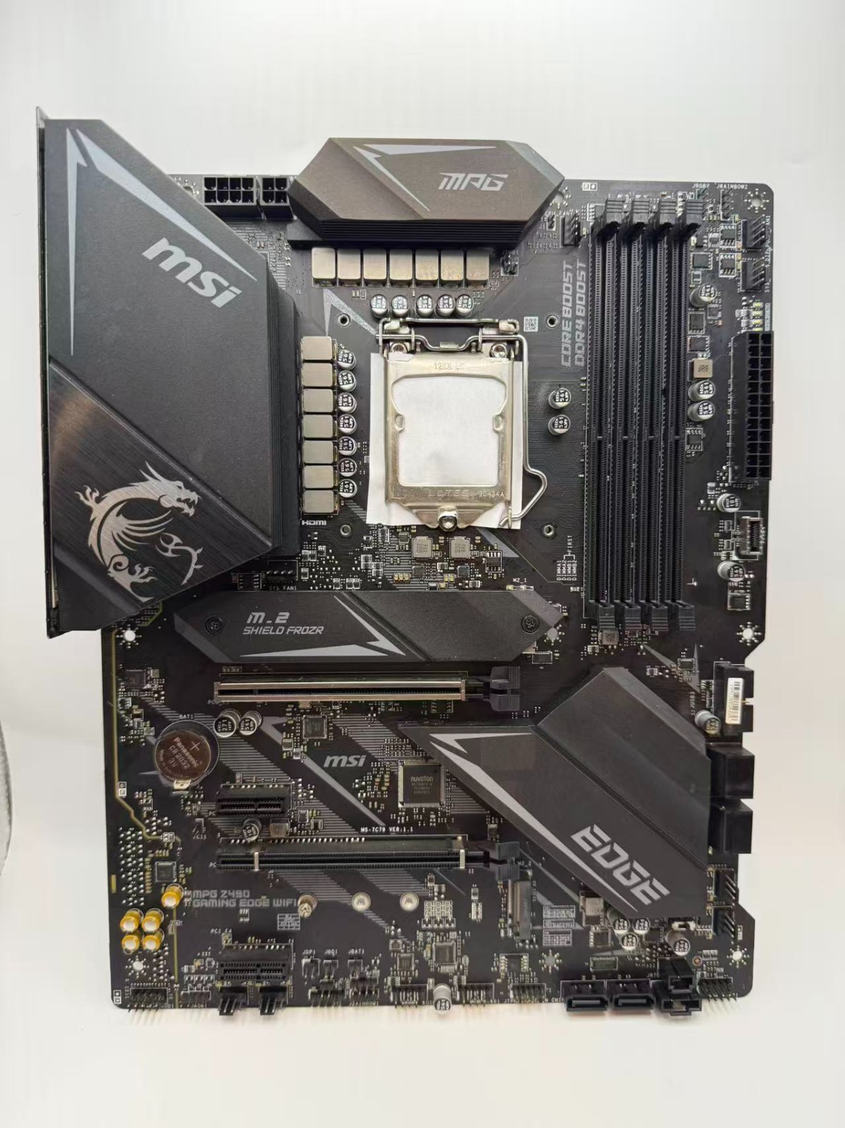 MSI MPG Z490 GAMING EDGE WIFI LGA 1200 Intel Z490 ATX Motherboard