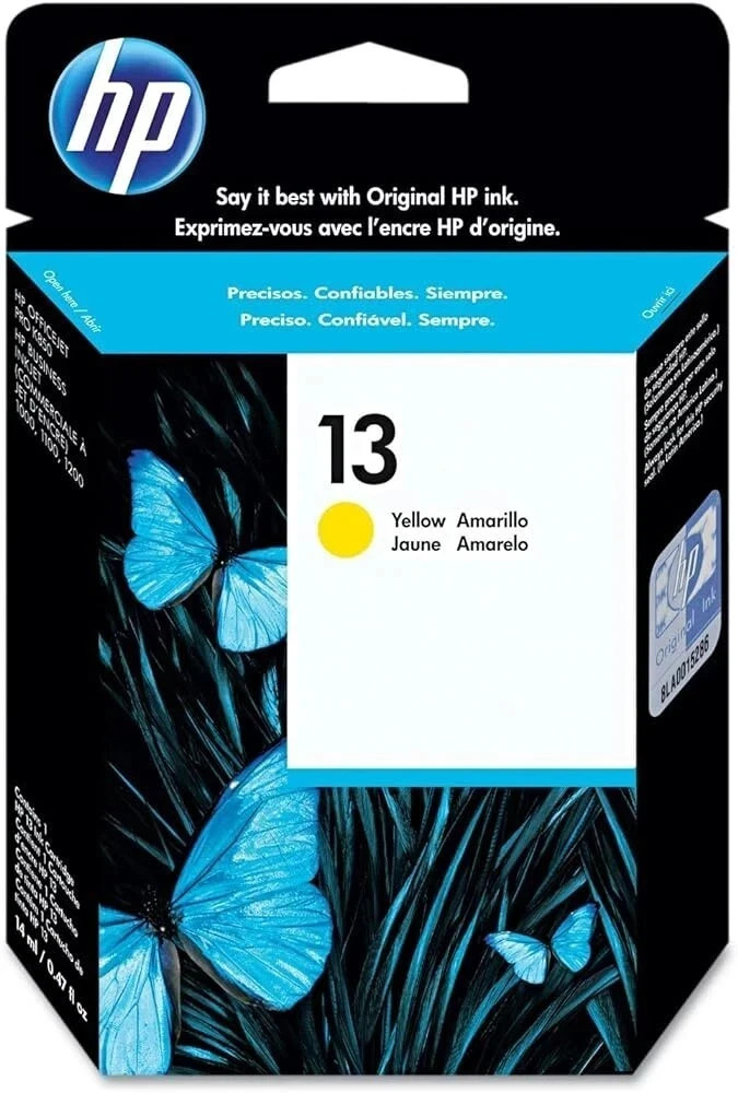 Genuine HP C4817A 13 Yellow Ink Cartridge