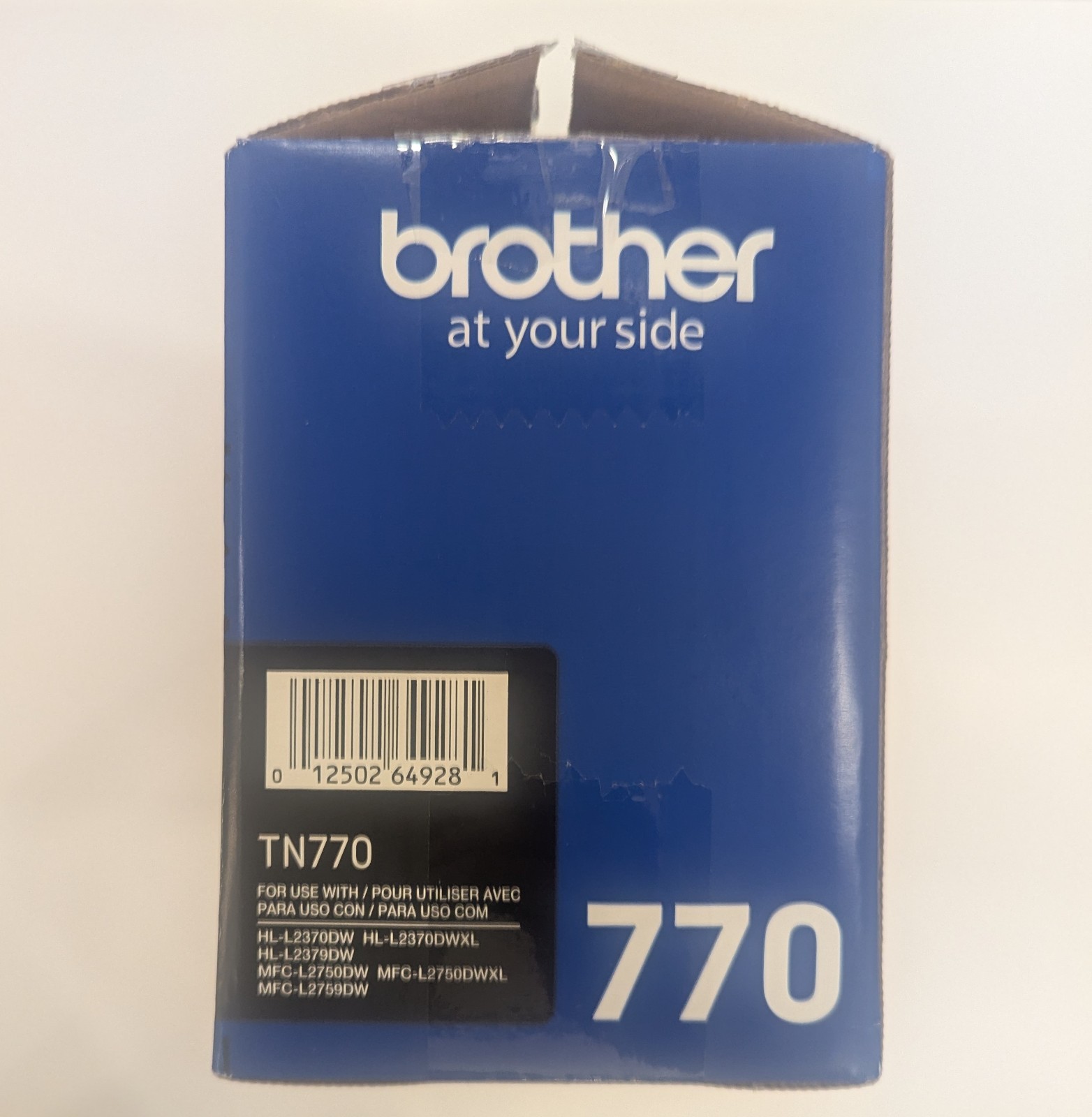 Brother Genuine TN770 Super High Yield Black Toner Cartridge Open Box OEM