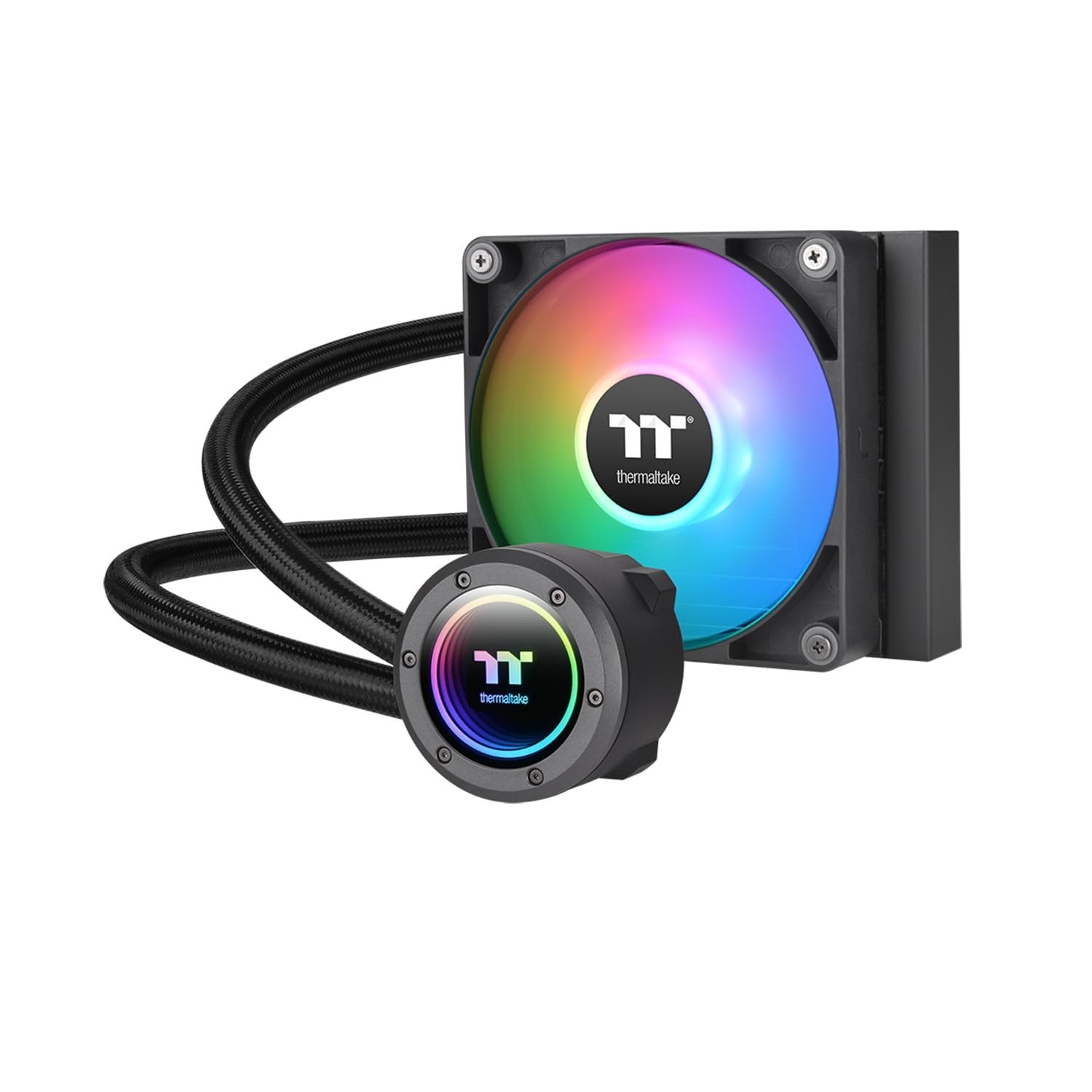 Thermaltake TH120 V2 ARGB 120mm AIO Liquid CPU Cooler CL-W360-PL12SW-A