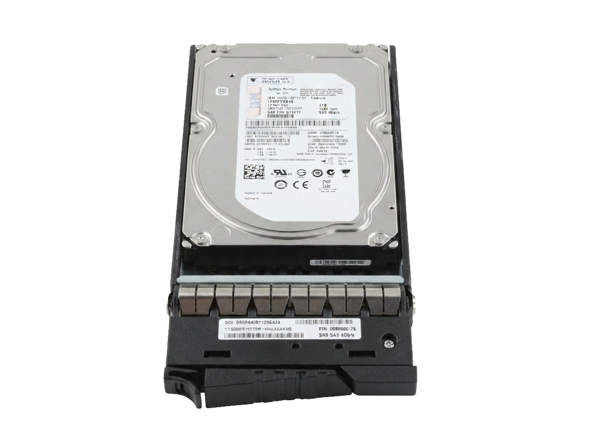 IBM 00ND107 ST4000NM0043 3TB, 3.5", 7 2K RPM, SAS 6G LFF,HDD Hard Drive w/Tray