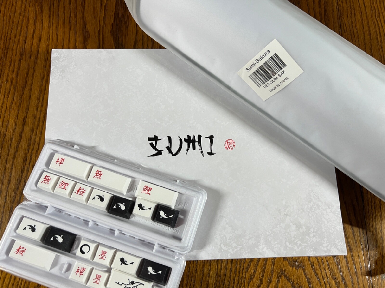 Authentic GMK Sumi Bundle (Base, Novelties, Hiragana, Sakura Mat, Torii) -Sealed