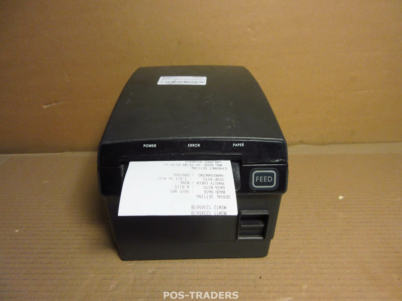 Samsung Bixolon SRP-F310 310 Black Thermal Receipt POS Printer LAN + USB 