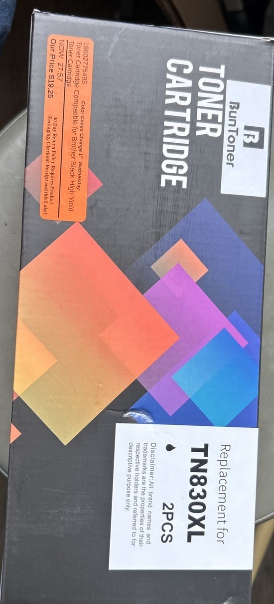 TOKYOINK TN830XL Compatible Black Laser Toner 1PC for Brother HL-L2400/2460