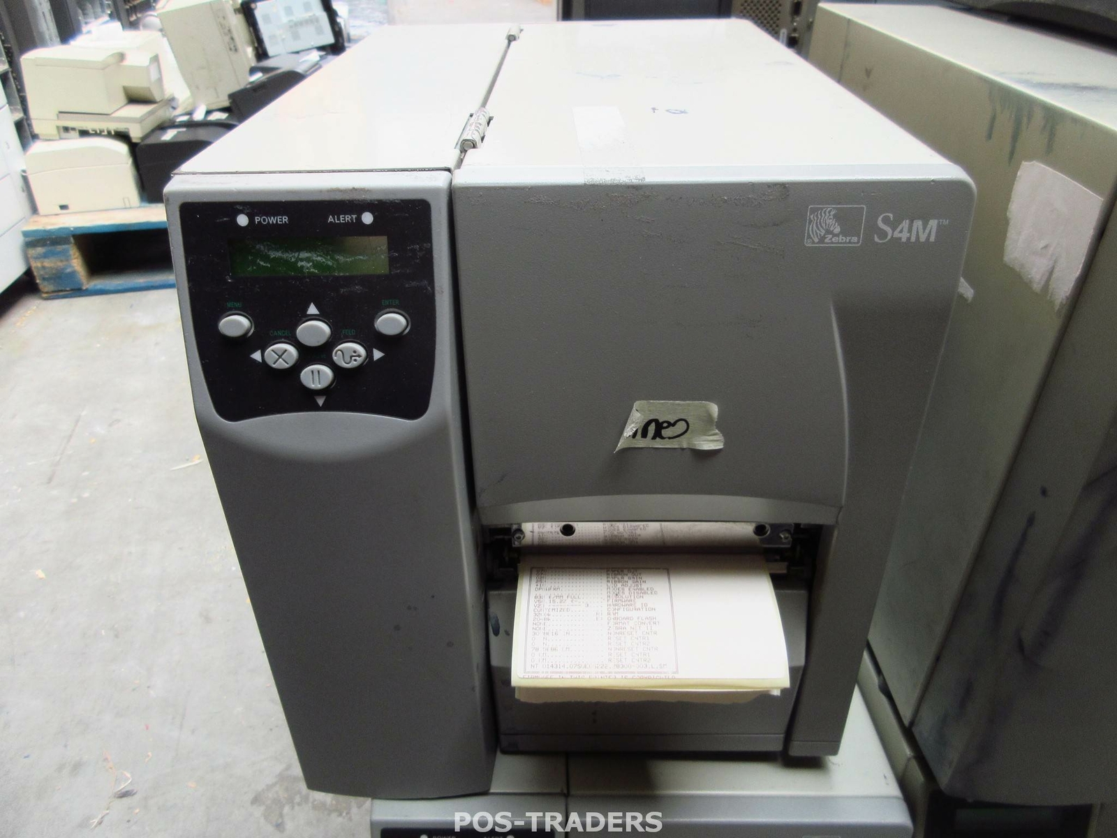ZEBRA S4M S4M00-200E-0100T USB 104mm Thermal Label Printer DT/TT PRINTS LINES