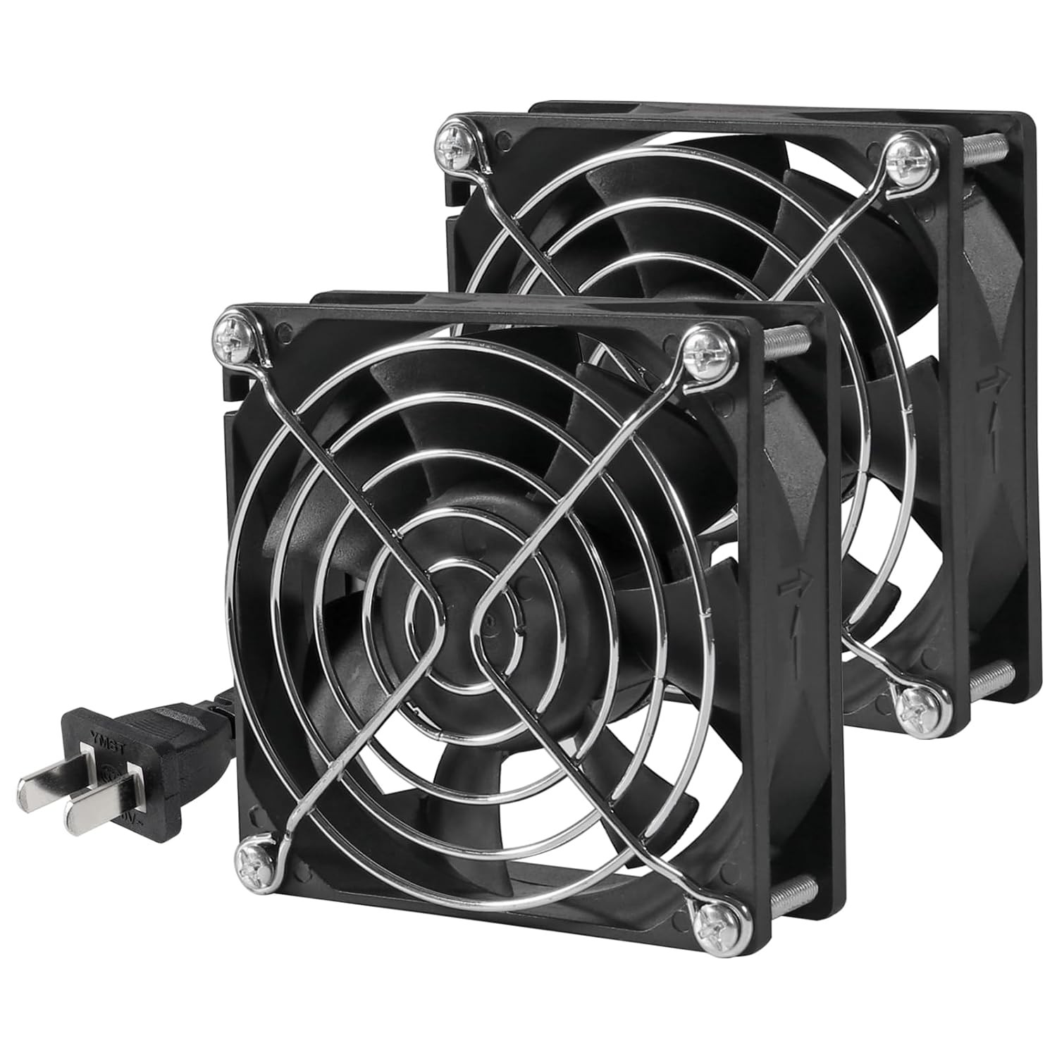 80mm 2 Pack High Speed Axial Fan 110V 115V 120V 220V 240V 80x25mm AC