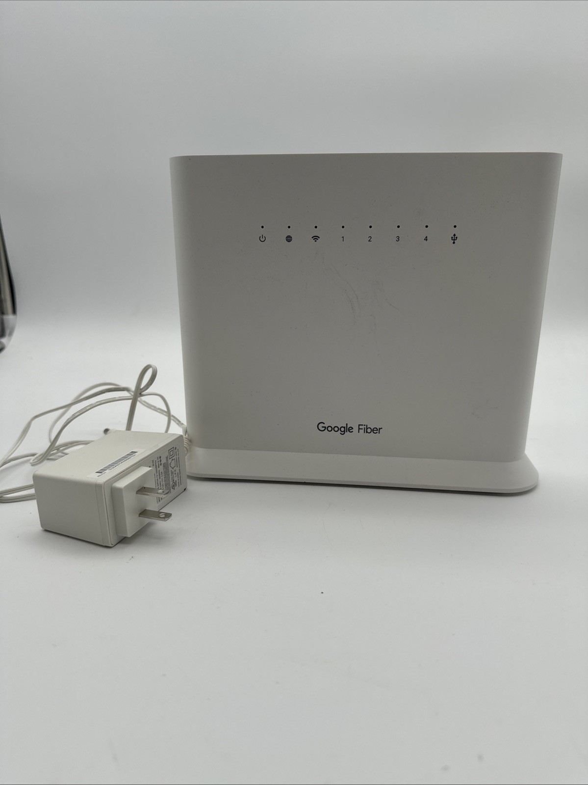 Google Fiber WiFi 6 Router & Cords, 2023 Model - GRAX210T Open Box