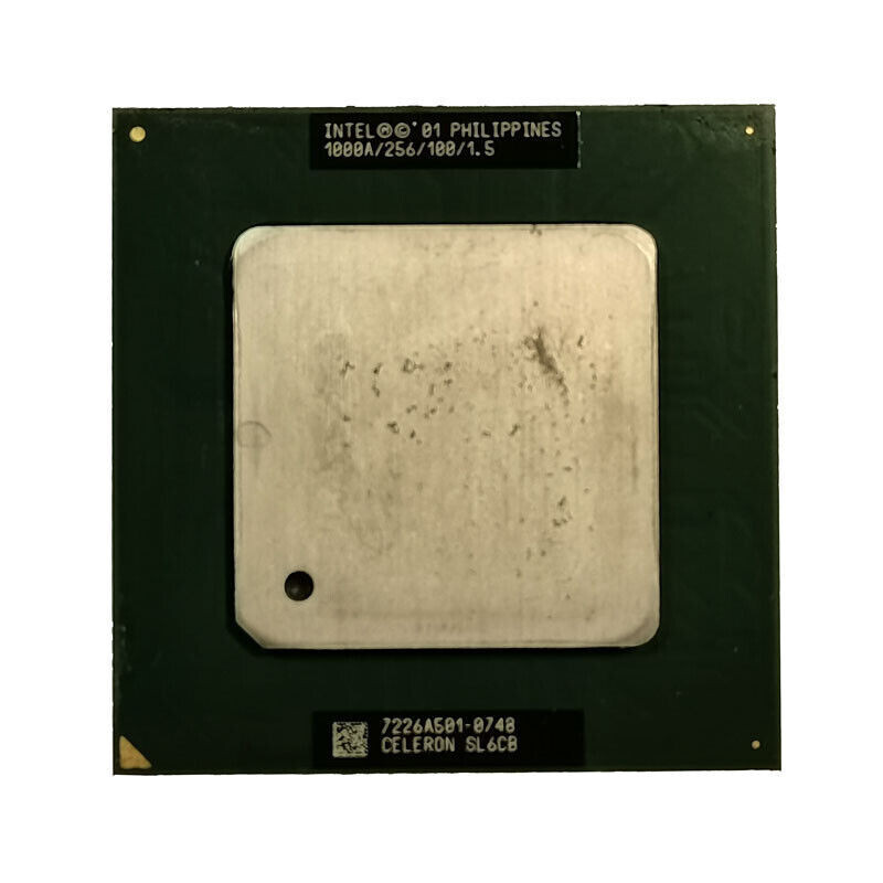 Intel Celeron SL6CB 1.0 GHz 256 KB 100 MHz Single Core Socket 370 Processor CPU