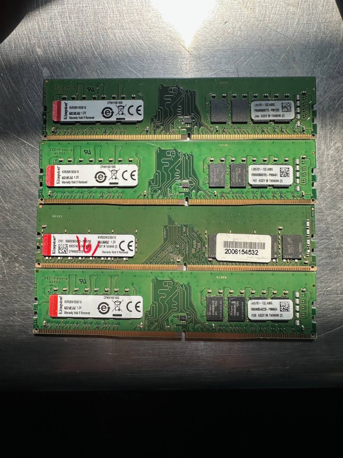 Kingston 64GB (4 x 16GB) Crucial DDR4 Desktop RAM Kit - Non-ECC UDIMM