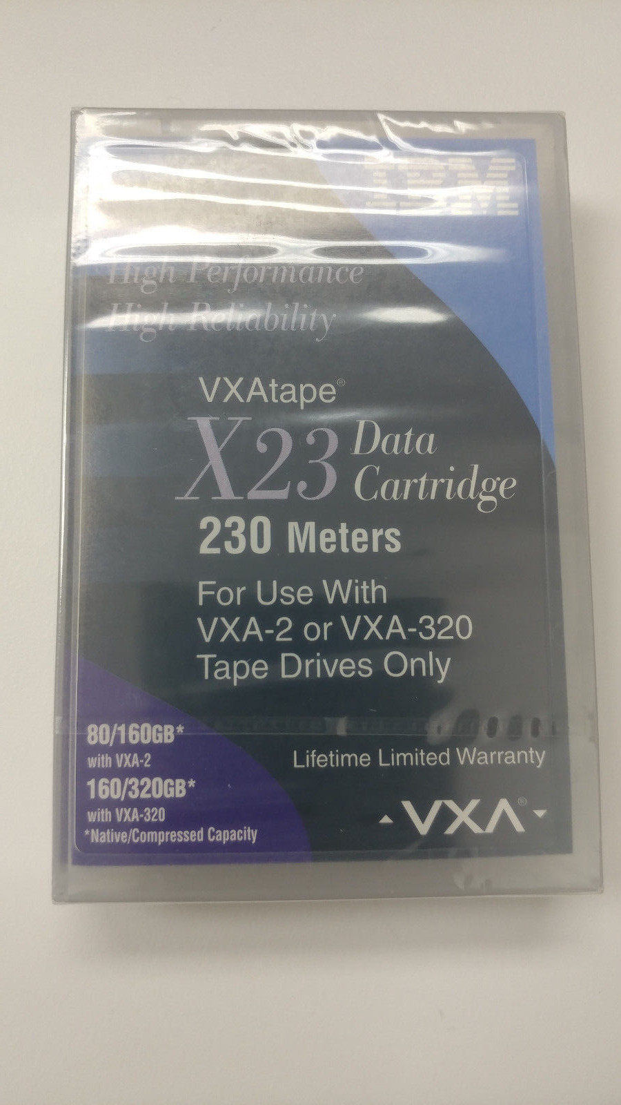 New IBM VXA X23 230 Meters Tape Data Cartridge 80/160GB Factory Sealed 24R2137