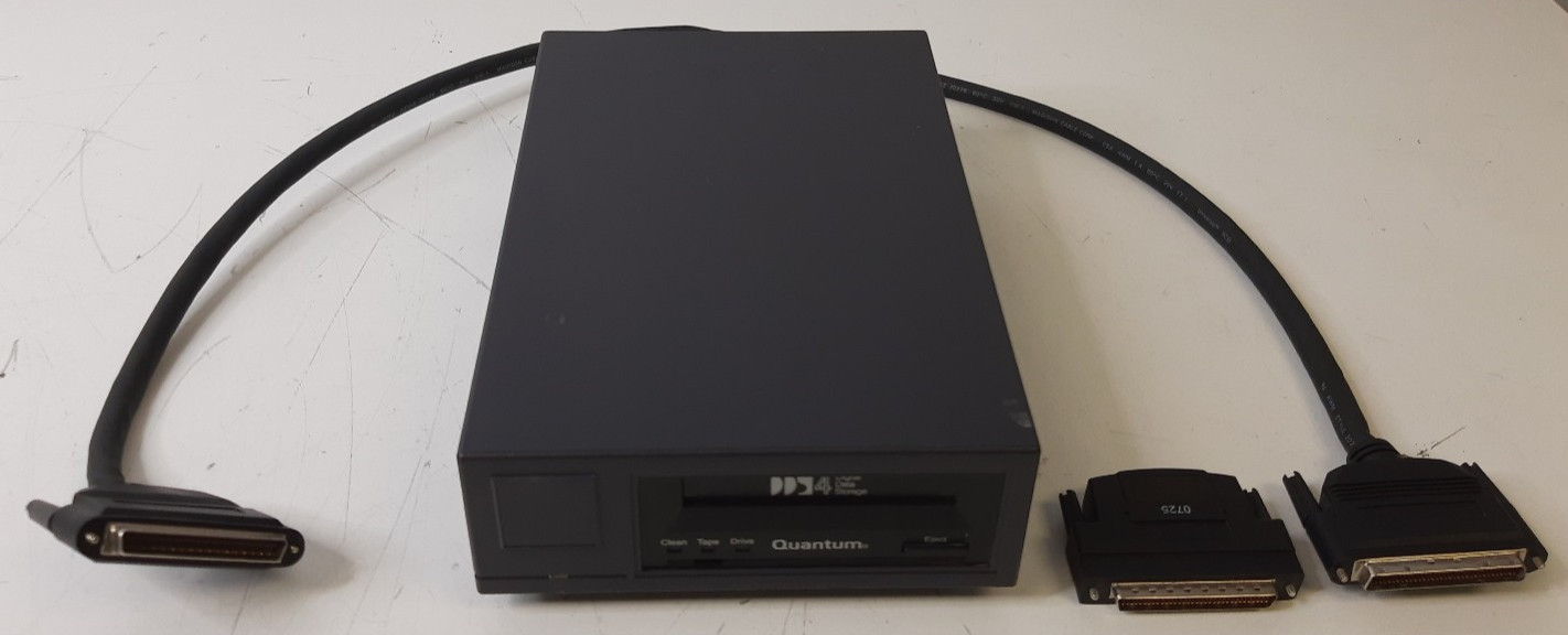 Quantum External Tape Drive STD6401LW (PN: TC4300-802) - Power Tested Only