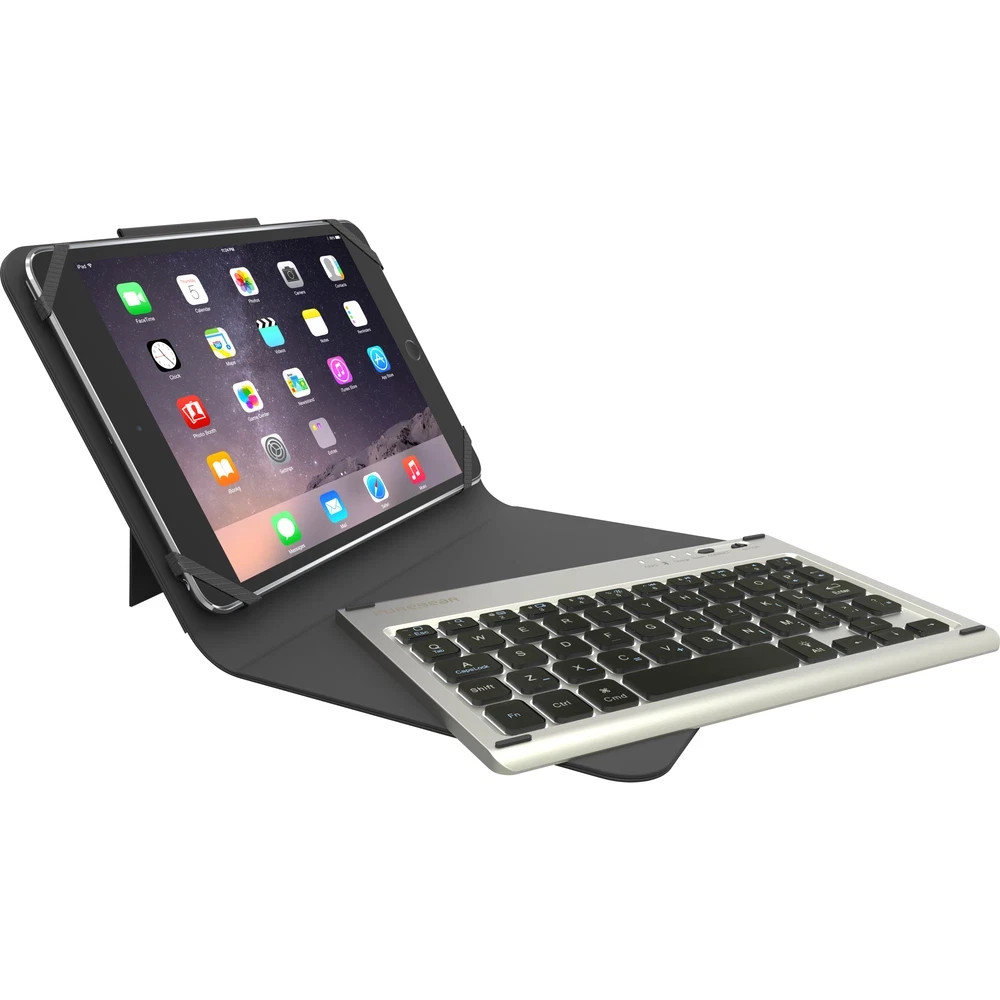 PureGear Universal Tablet Folio 7-8 w/ Removable Backlit Bluetooth Keyboard