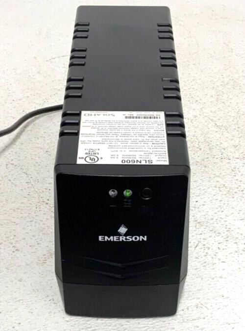 Emerson SLN600 SolaHD Battery Backup Surge Protector 120VAC 5A 360W 58C
