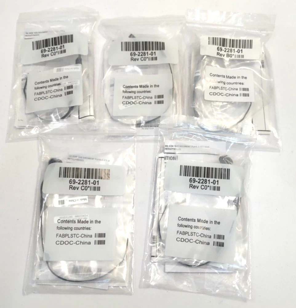 Lot of 5 Cisco PWR-CLP= Power Retainer Clip 69-2281-01 For 3560-C 2960-C