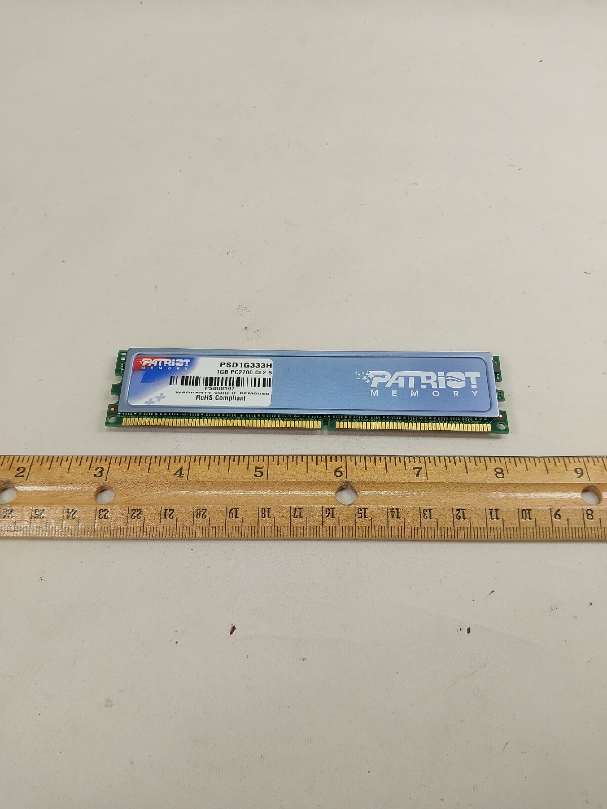 Patriot Memory 1 GB Memory (PSD1G333H)