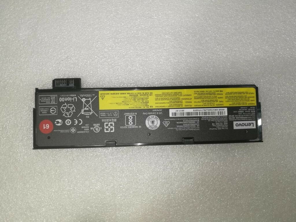 3cell 61 Genuine Battery for Lenovo ThinkPad T470 T480 T570 T580 Grade B 01AV490