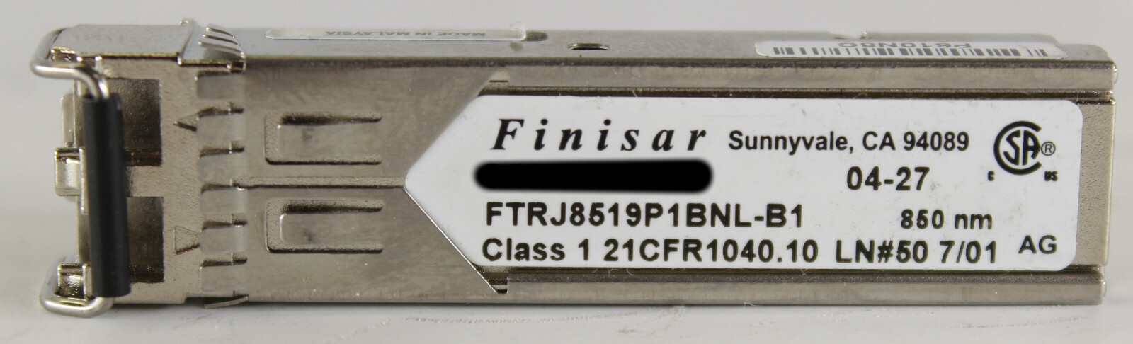Lot of*29 Finisar FTRJ8519P1BNL-B1 Class 1 850 nm 2Gb SFP Optical Transceiver