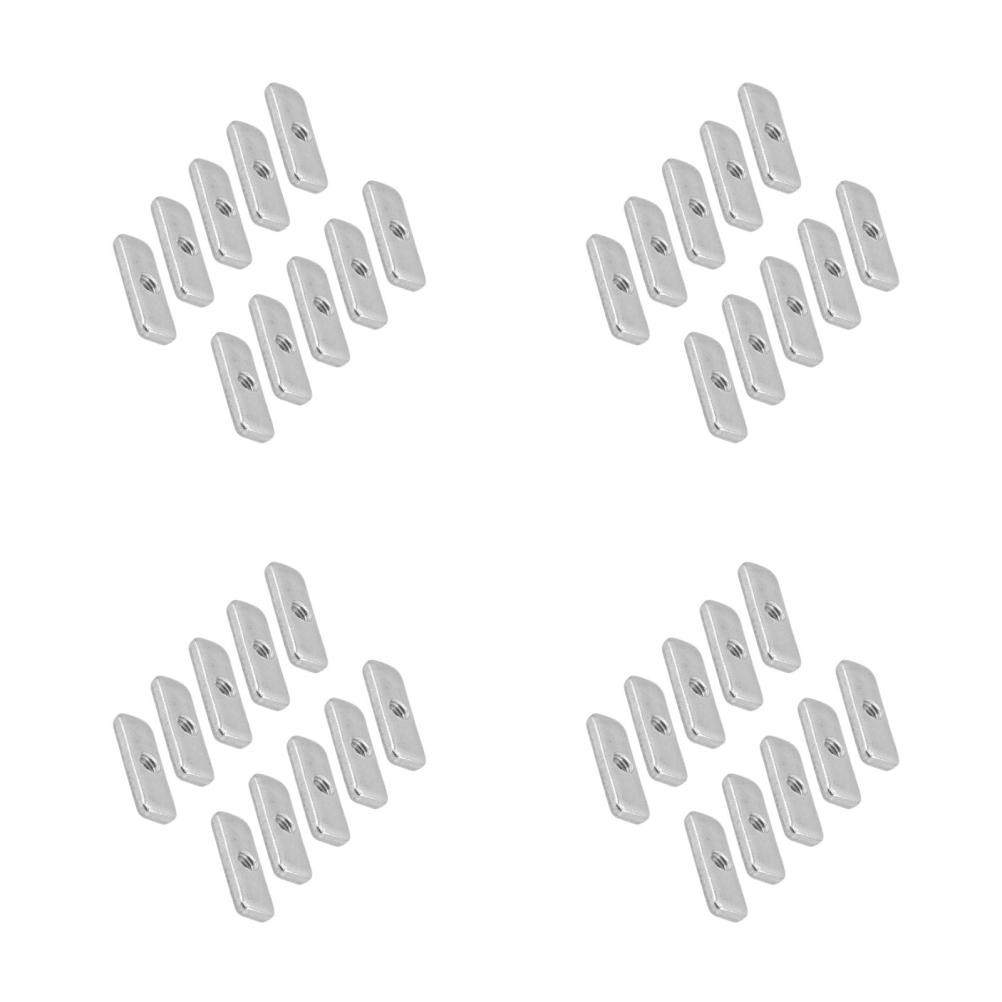 40 pcs M3 Rectangular Retainer Plates Compatible with Voron V0 , Metal