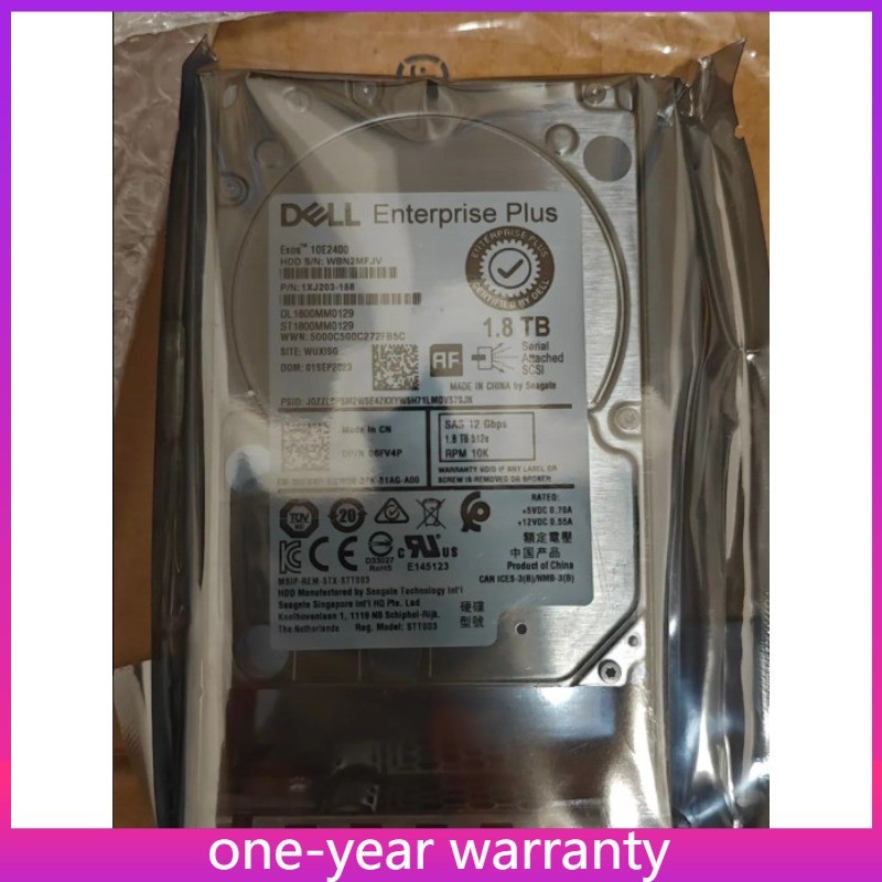 ST1800MM0129 DELL 06FV4P 1XJ203-158 1.8T 2.5" SAS SC4020/5020 Hard Drive New