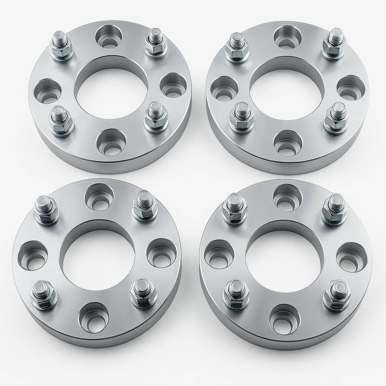 4 Billet Wheel Adapters 4x100 to 4x110 | 1" Thick | Fits 4 Lug Acura Integra ...