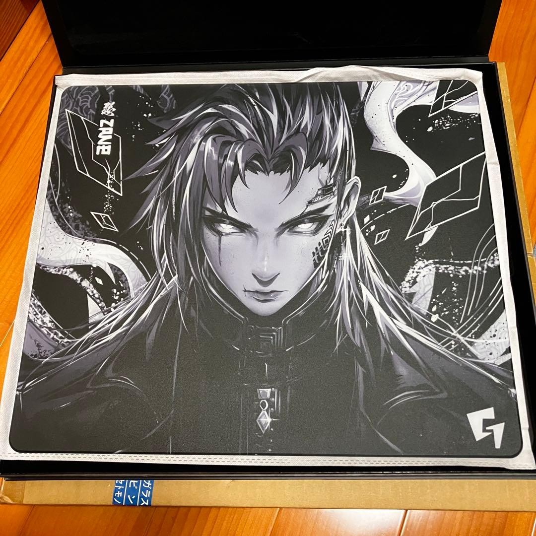 GLSSWRKS ZANE Glass Gaming Mouse Pad Speed Surface Character Art Japan