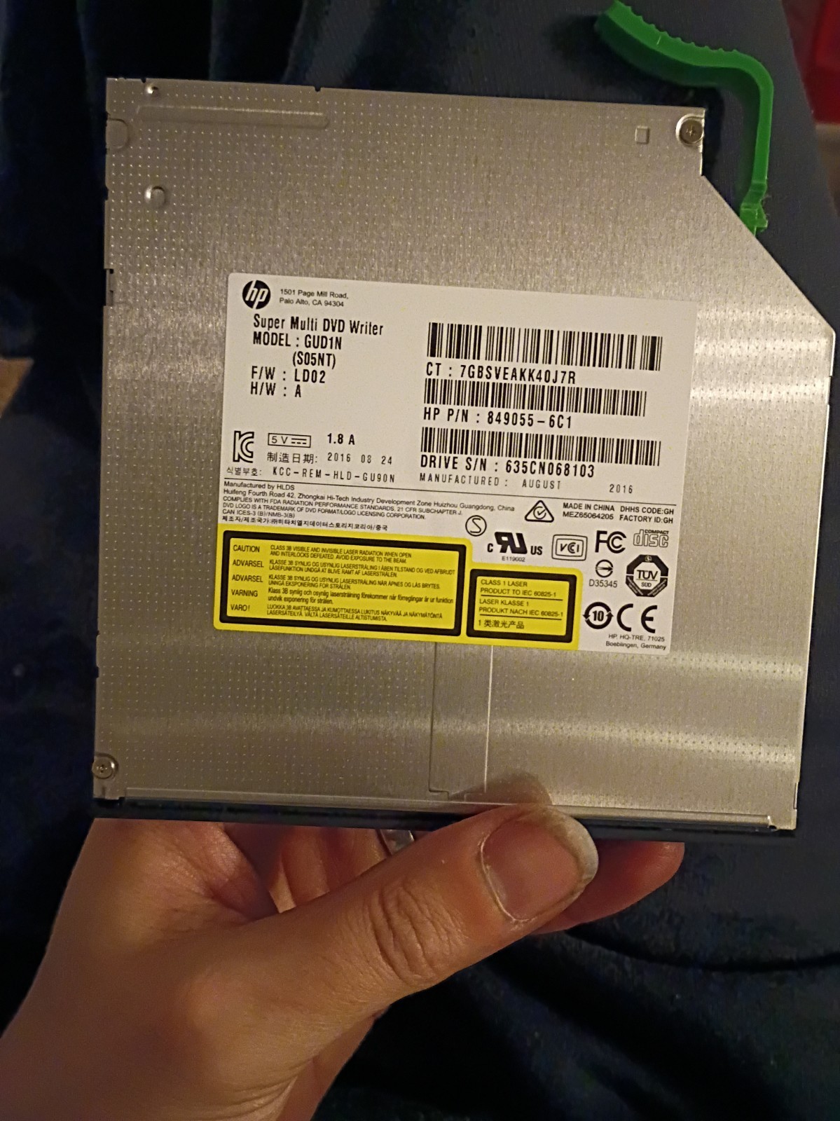 Genuine HP 600 800 G3,G4 MT GUD1N 849055-6C1/6C3 DVD RW Super Multi DVD Writer