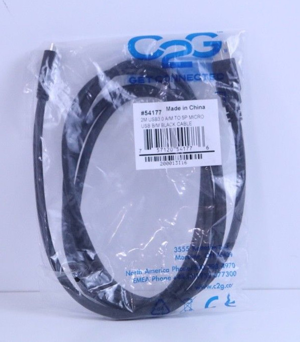 C2G / Cables to Go 40303 High Speed HDMI Cable with Ethernet NEW 