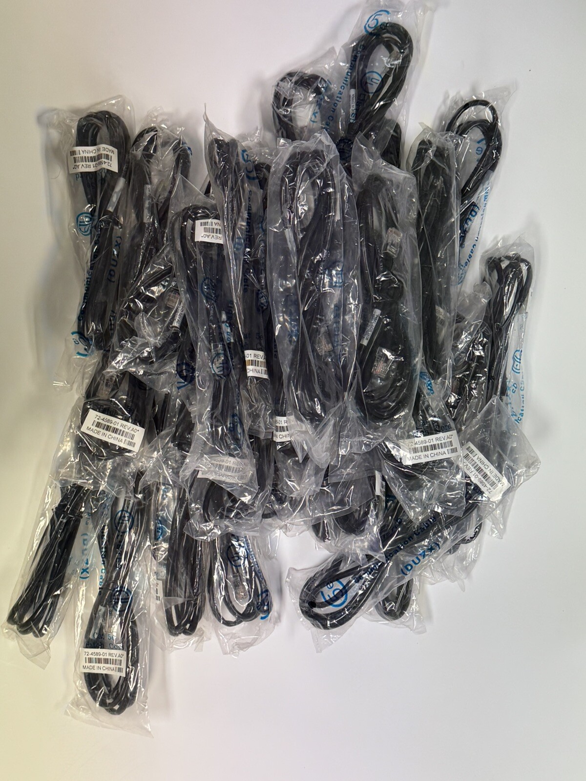 Lot OF 36 6ft LOROM CABLE 72-4589-01 REV.A1 ETHENET NETWORKING E141823-6 24AWG